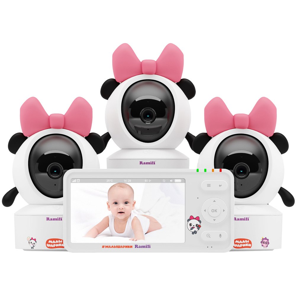 Видеоняня Ramili Baby RV700X3PANDA