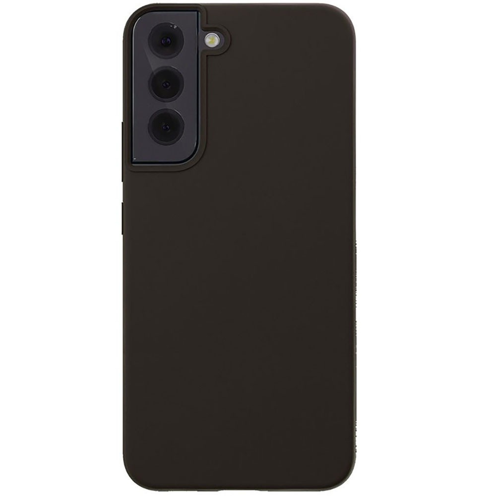Чехол VLP Silicone Case для Samsung Galaxy S22+, чёрный
