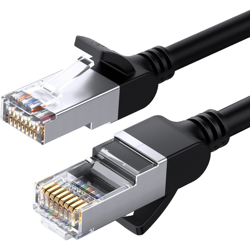 Кабель для компьютера Ugreen NW101 Cat 6 U/UTP 0.5 м чёрный (50190)