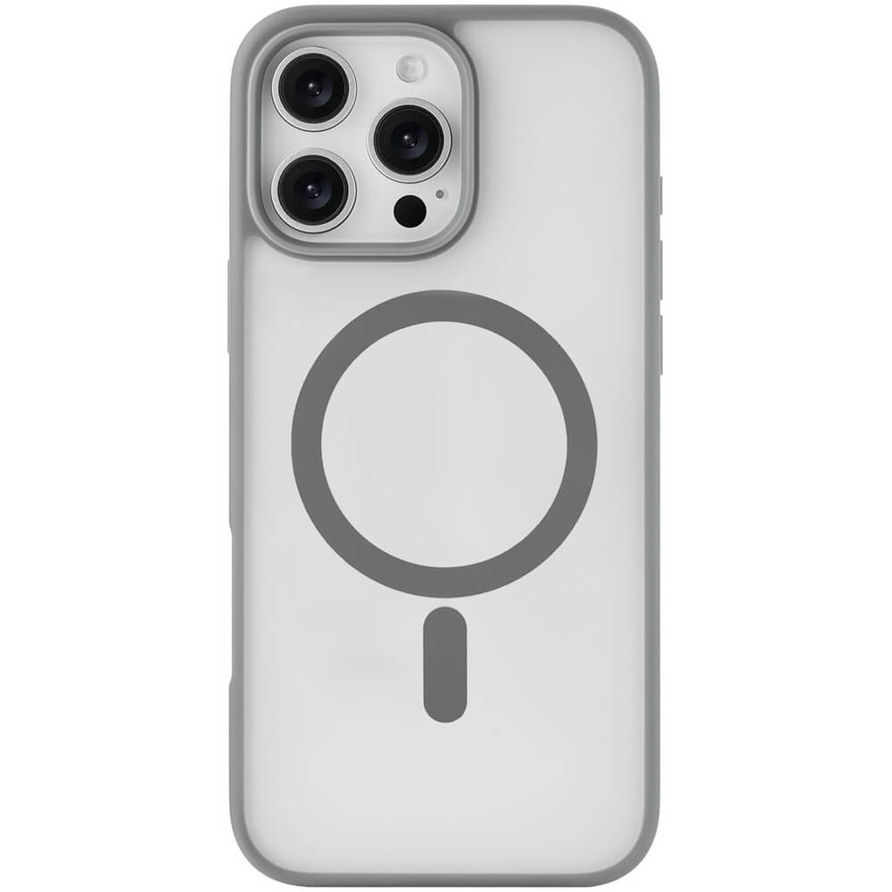 Чехол uBear Cloud Mag Case для iPhone 16 Pro Max серый
