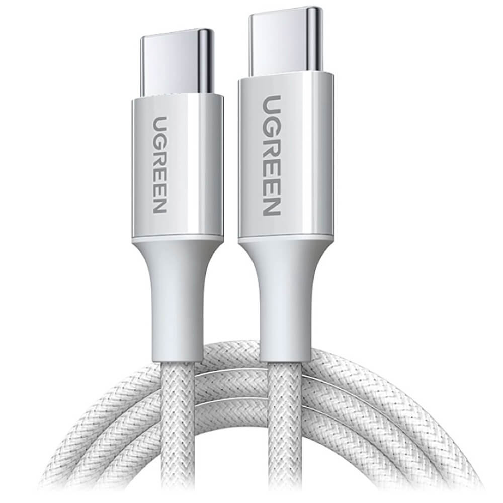 Кабель Ugreen L502 100W USB-C to USB-C PD 2 м титан (65256)