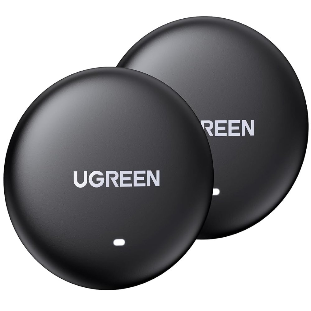Трекер Ugreen FineTrack GPS Mini CM918 2шт. чёрный (75118A)