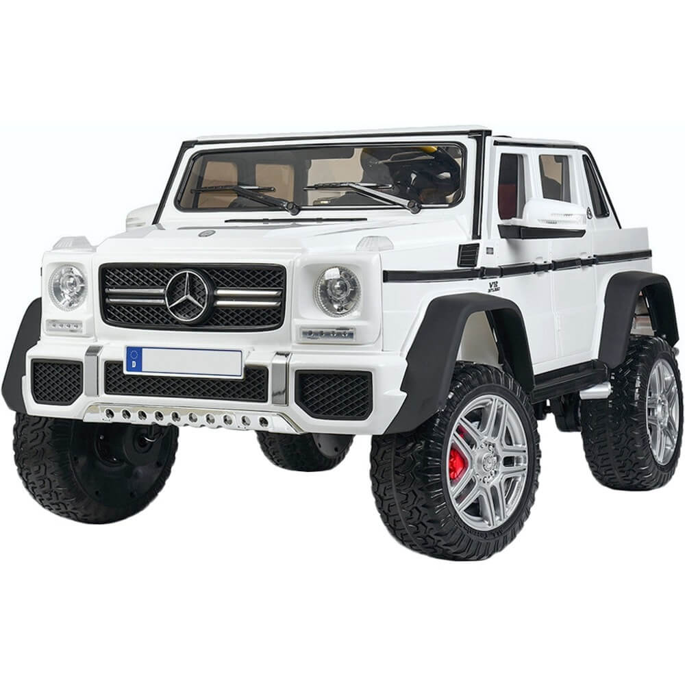 Детский электромобиль Toyland Mercedes Benz Maybach Small G 650S белый от Технопарк