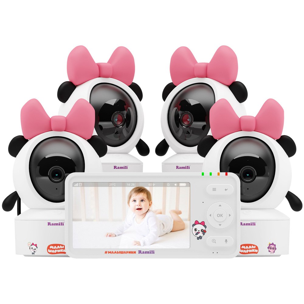 Видеоняня Ramili Baby RV700X4PANDA