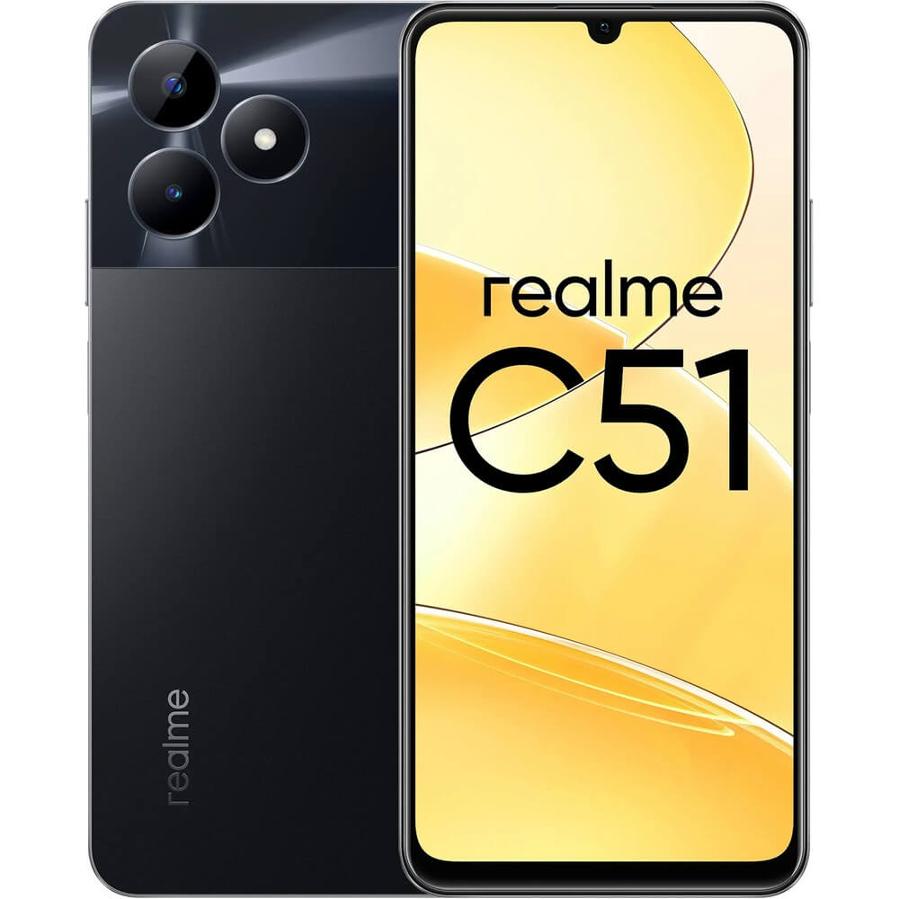 Смартфон Realme C51 128 ГБ чёрный