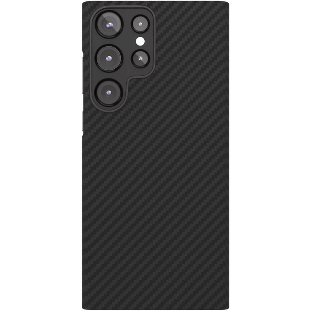 Чехол VLP Kevlar Case с MagSafe для Samsung S23 Ultra чёрный