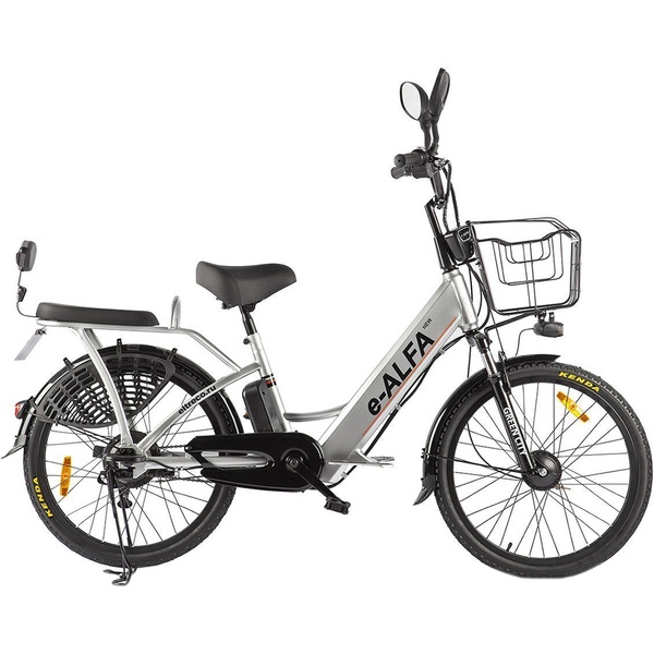 Электровелосипед Green City e-ALFA New 2152 серебристый