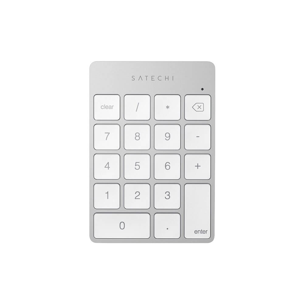 Клавиатура Satechi Aluminum Slim Keypad Numpad (00-00037503), цвет серебристый