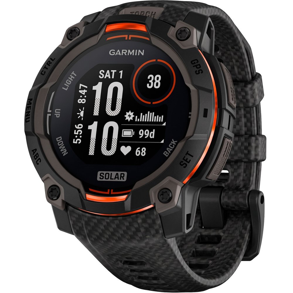 Смарт-часы Garmin Instinct 3 Solar 45 мм чёрный (010-02934-00)