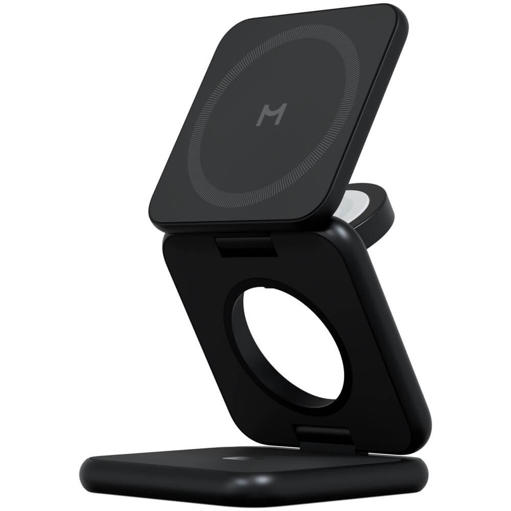 Беспроводное зарядное устройство Magssory Fold Pro 3 в 1 с Qi2 (WCH063b)