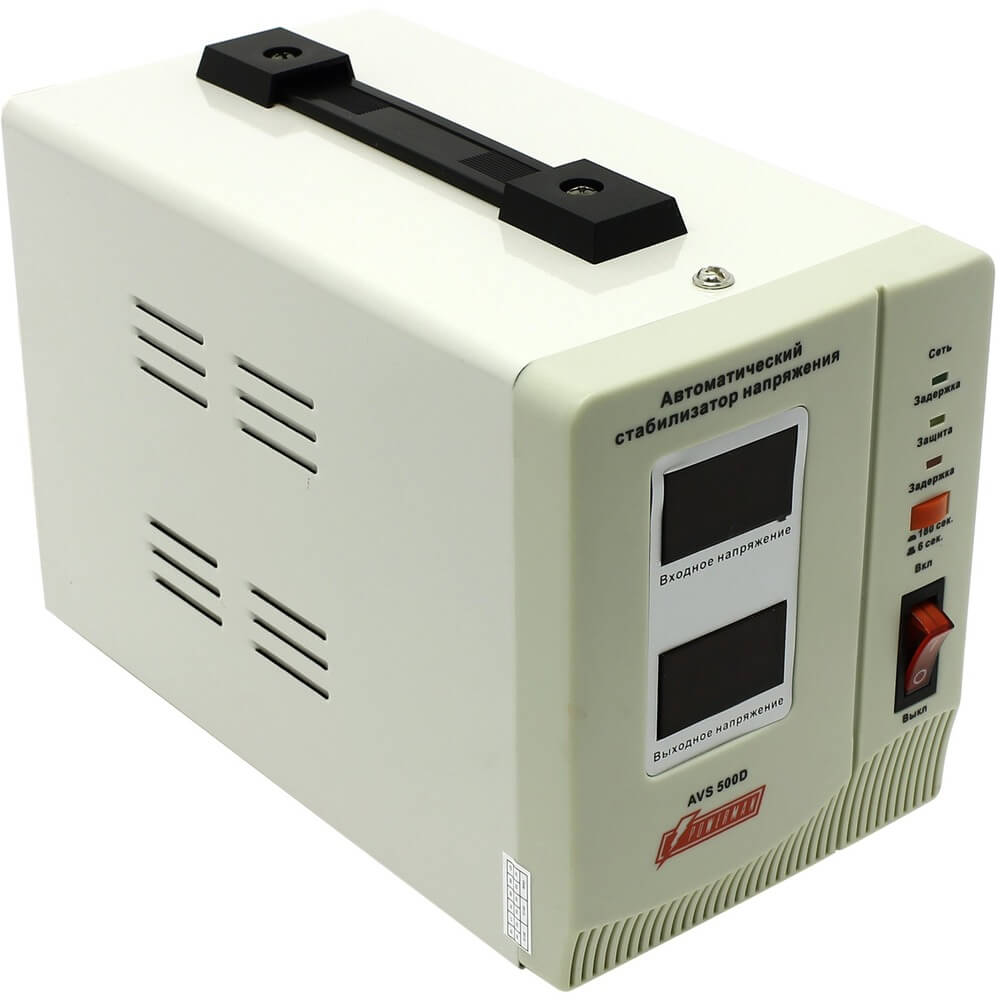Стабилизатор напряжения Powerman AVS 500D белый