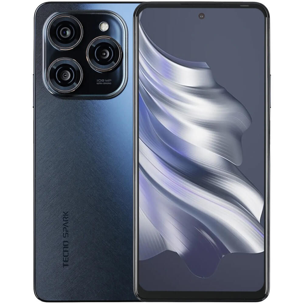 Смартфон Tecno Spark 20 Pro 256 ГБ чёрный 1598000₽