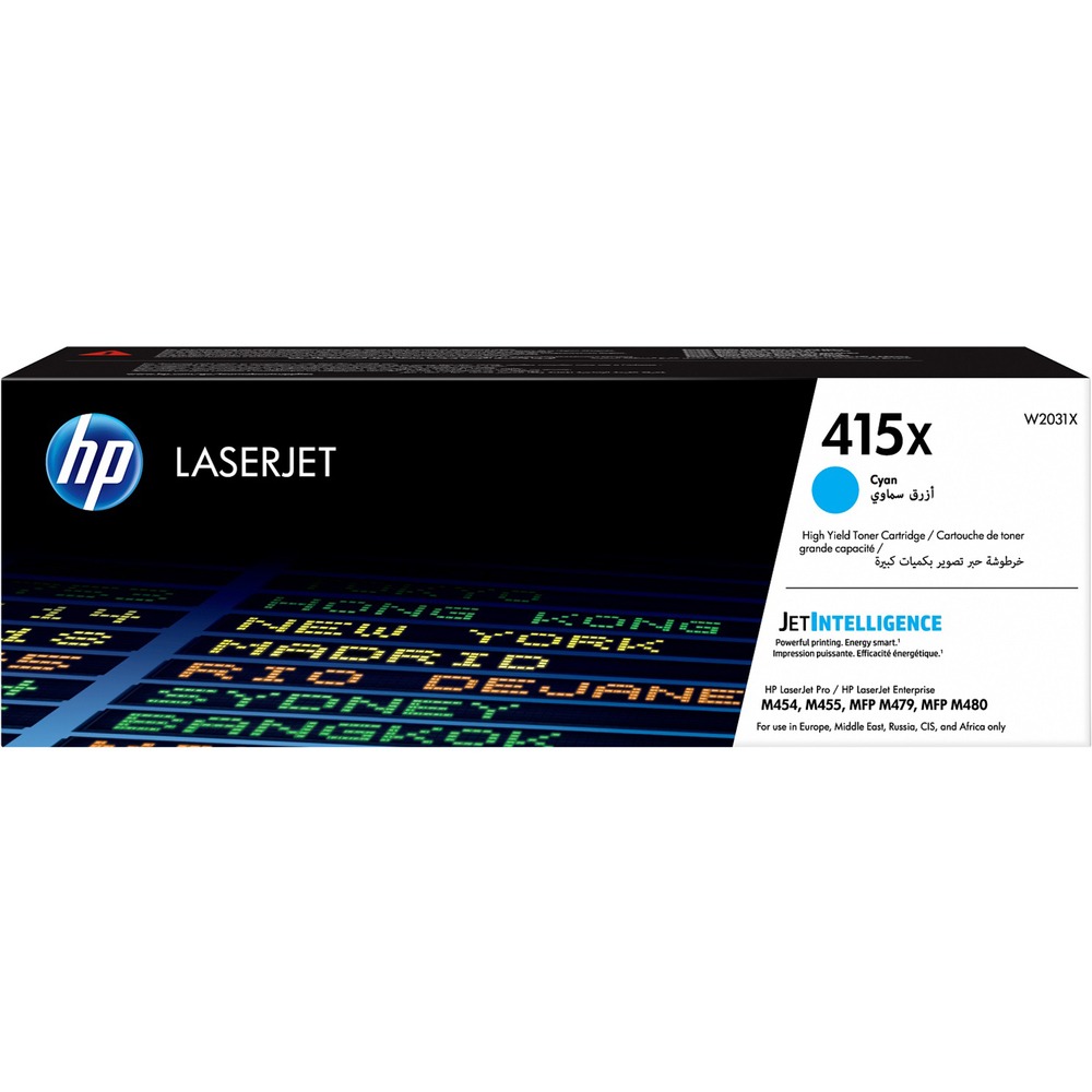 Картридж HP 415X W2031X голубой