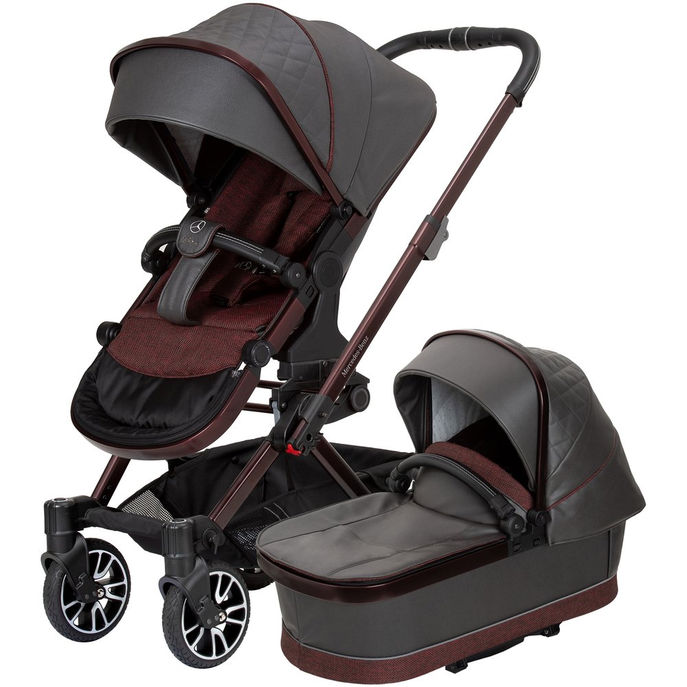 Детская коляска Hartan Mercedes Benz Avantgarde GTX 714 Rubellit с увеличенными колёсами 249990₽