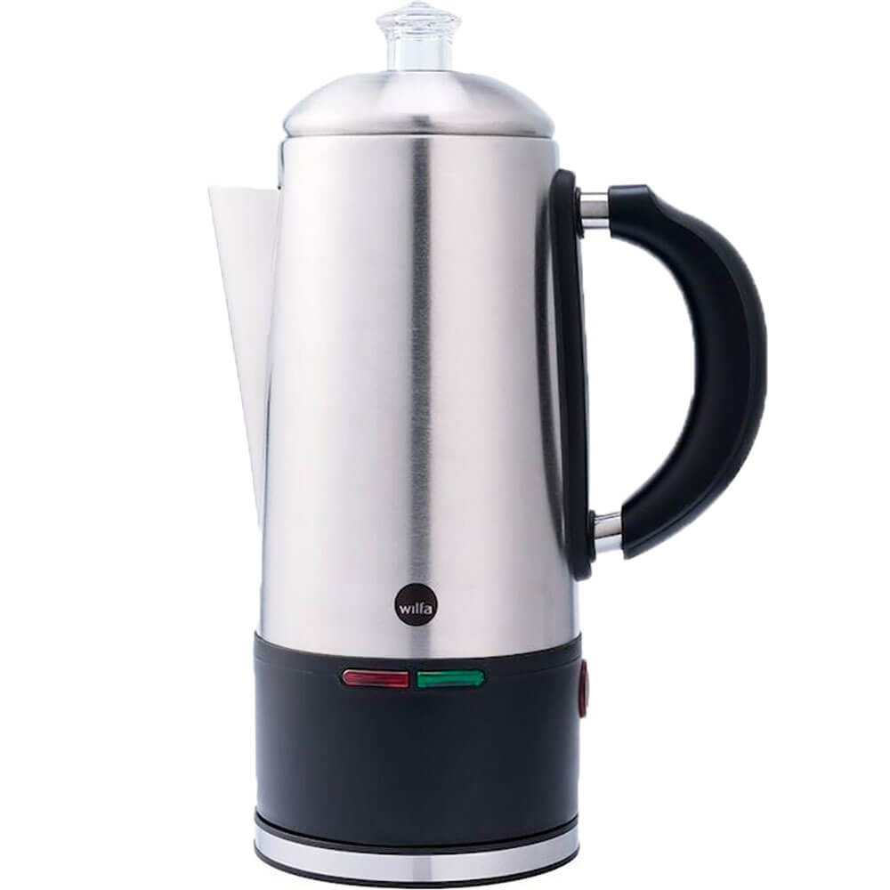 Гейзерная кофеварка Wilfa PE-12 S, цвет серебристый
