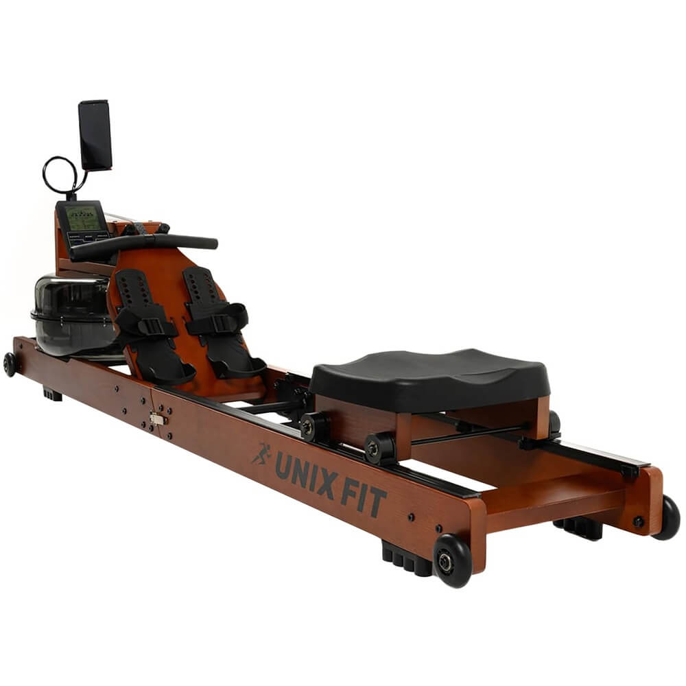 Гребной тренажёр UNIX Fit Wood Rower Dark