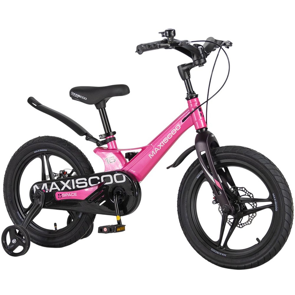 Детский велосипед Maxiscoo SPACE Deluxe 16 розовый (2026) (MSC-S1653D)