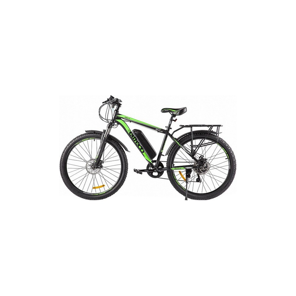 Электровелосипед Eltreco XT 800 new, черно-зеленый-2138