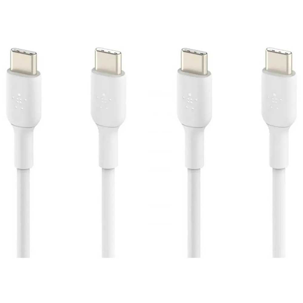 Кабель Belkin BoostCharge USB Type-C 2.0 2 шт 1 м белый (CAB003BT1MWH2PK)