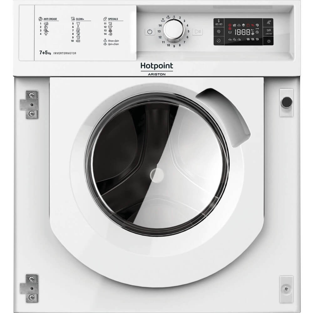 Встраиваемая стиральная машина Hotpoint-Ariston BI WDHG 75148 EU, цвет белый - фото 1