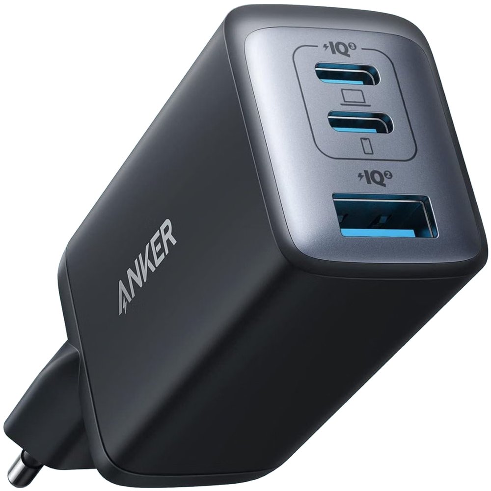 Зарядное устройство Anker 65W GaN Wall Charger, чёрный (A2667G12)