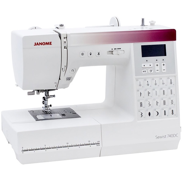 Швейная машинка Janome Sewist 740DC, цвет белый - фото 1