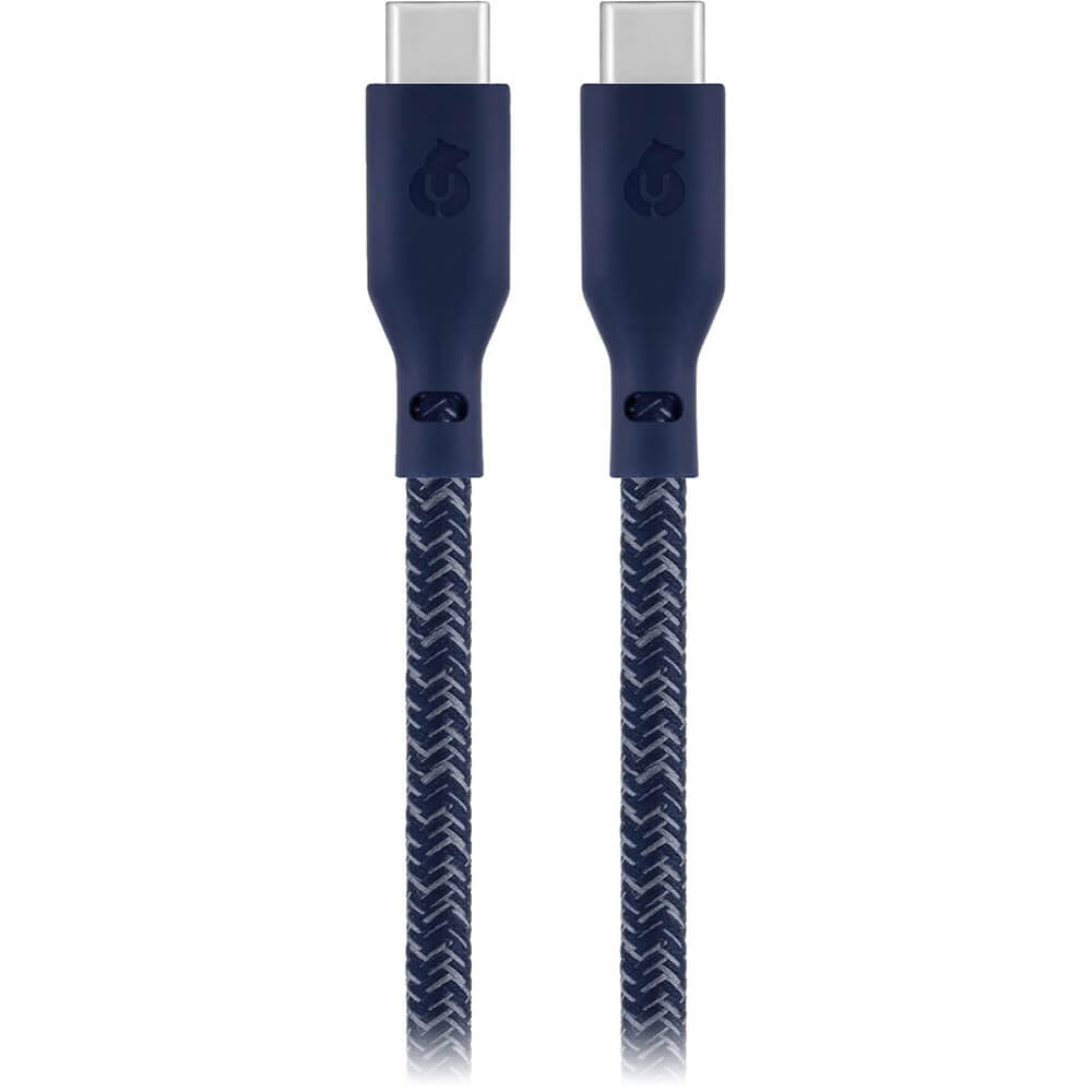 Кабель uBear Trend Cable USB-C/USB-C 2.4 м синий