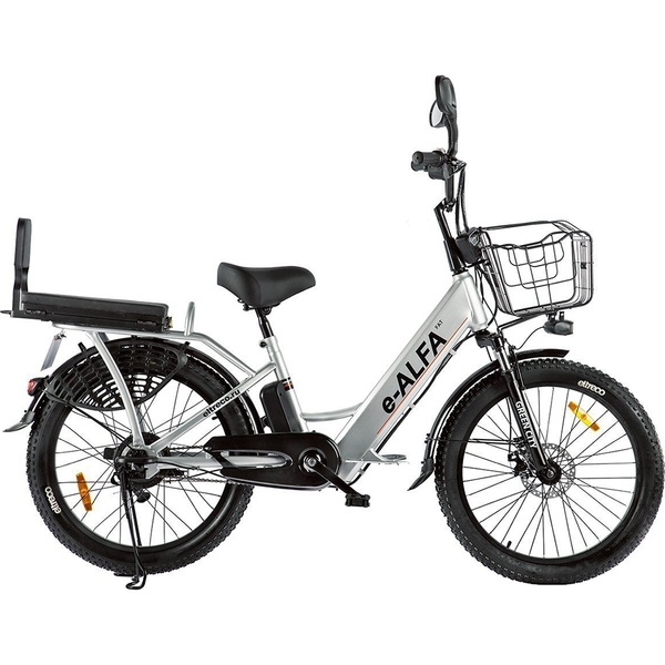 Электровелосипед Green City e-ALFA Fat 2407 серый