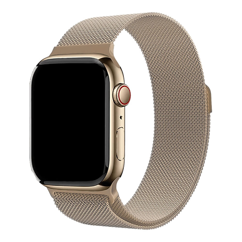 Ремешок для умных часов uBear Spark для Apple Watch M/L золотой (WB06GL02ML-AW)