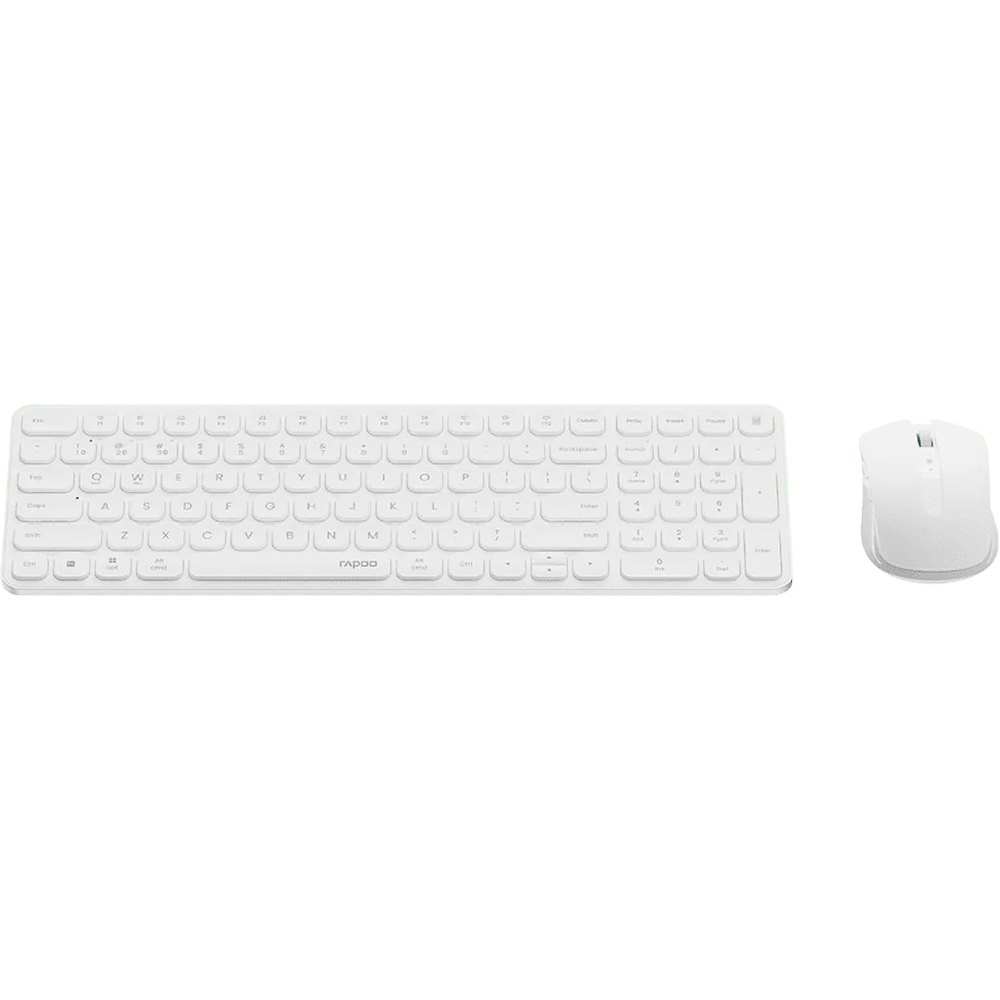 Комплект клавиатуры и мыши Rapoo 9350S-WHT бе...