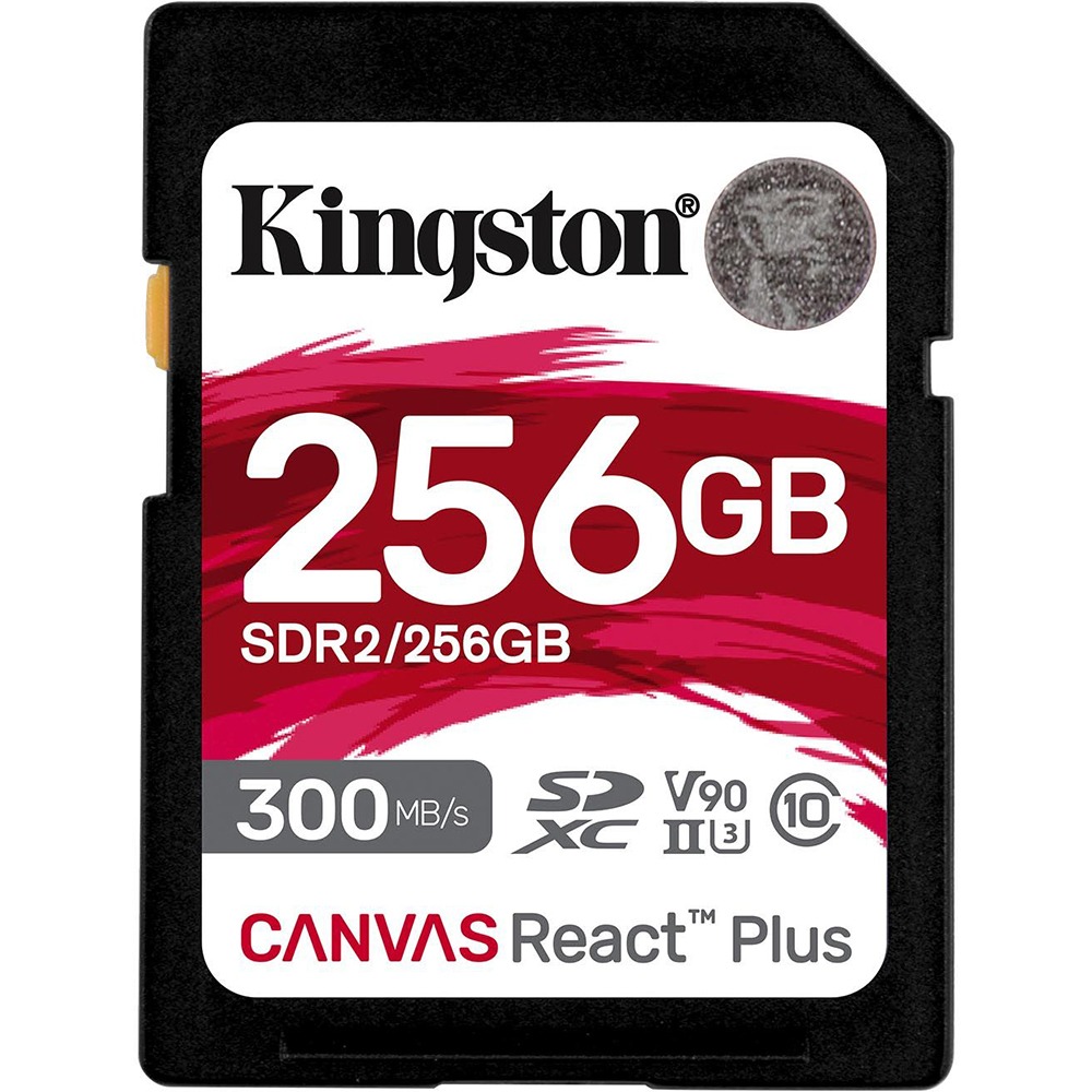 Карта памяти Kingston Canvas React Plus SDXC 256GB (SDR2/256GB)