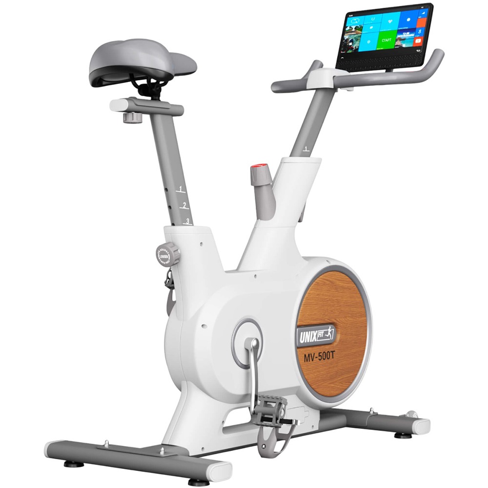 Велотренажёр UNIX Fit MV-500T Wood 156 quot TFT 88620₽