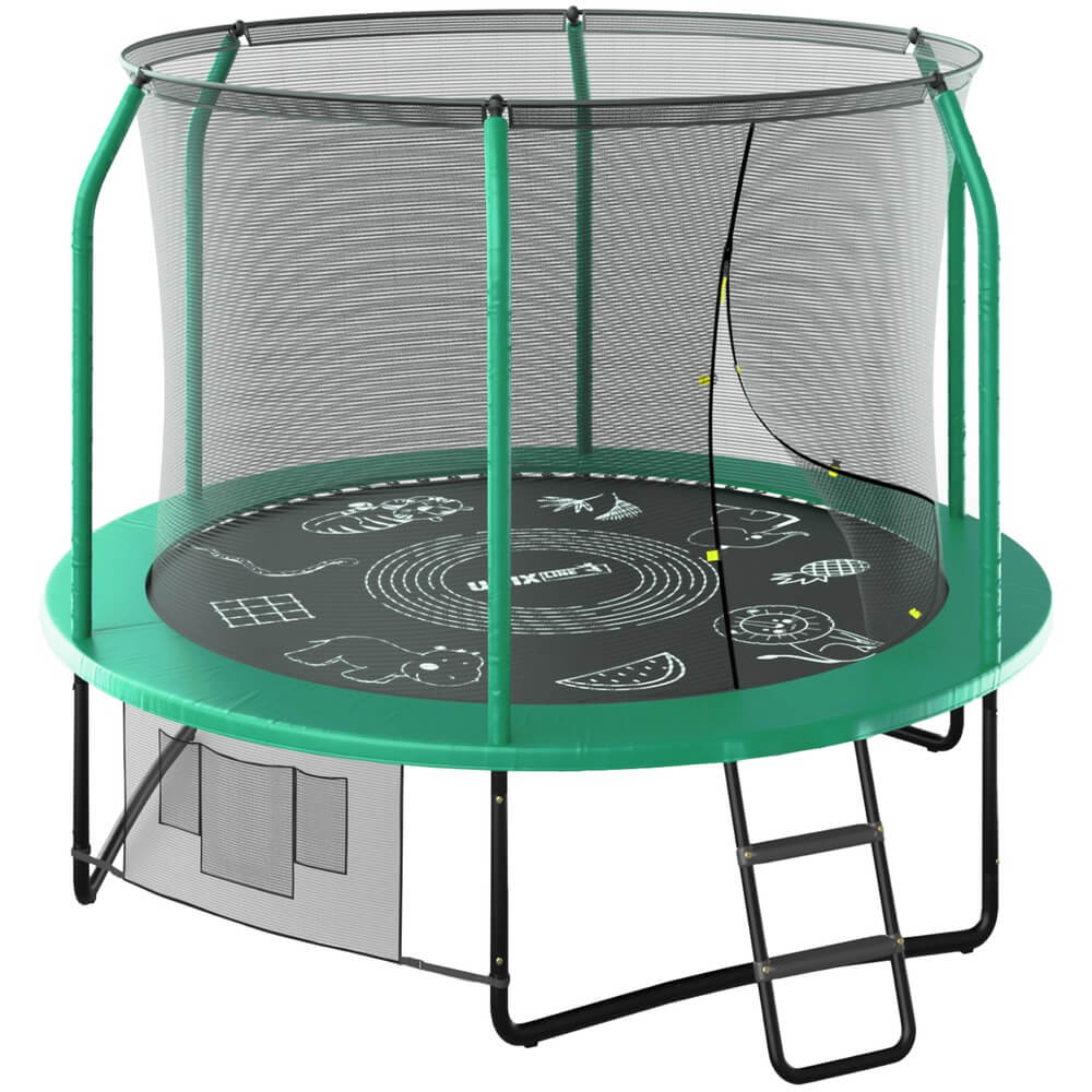 Батут UNIX Line Supreme Game 8 ft Green (TRUSUG8GR)