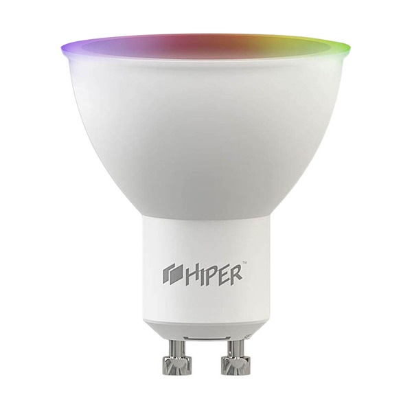 Умная лампа Hiper IoT B1 LED GU10 Wi-Fi RGB - фото 1