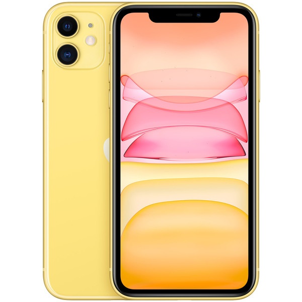 Смартфон Apple iPhone 11 64 ГБ жёлтый - фото 1