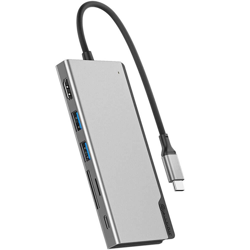 USB разветвитель Alogic Ultra Series USB-C Dock UNI, серый космос (ULDUNI-SGR)