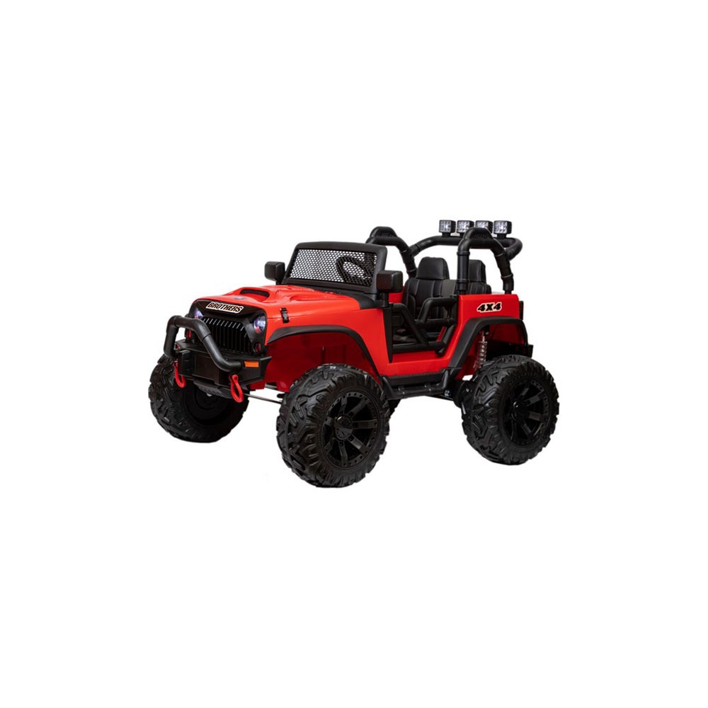 Детский электромобиль Toyland Jeep 12V 4х4 JC666 красный