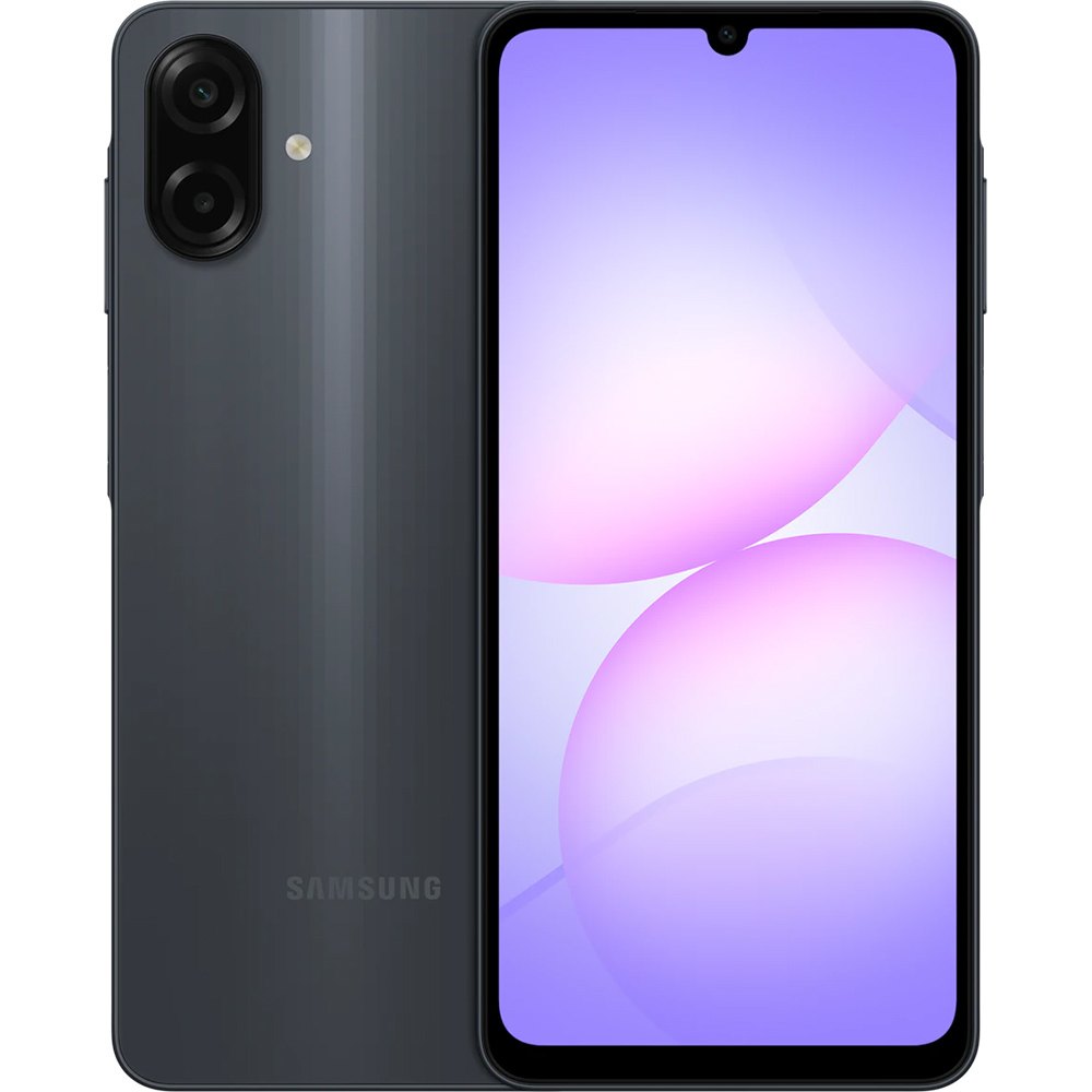 Смартфон Samsung Galaxy A07s 4+64 ГБ чёрный
