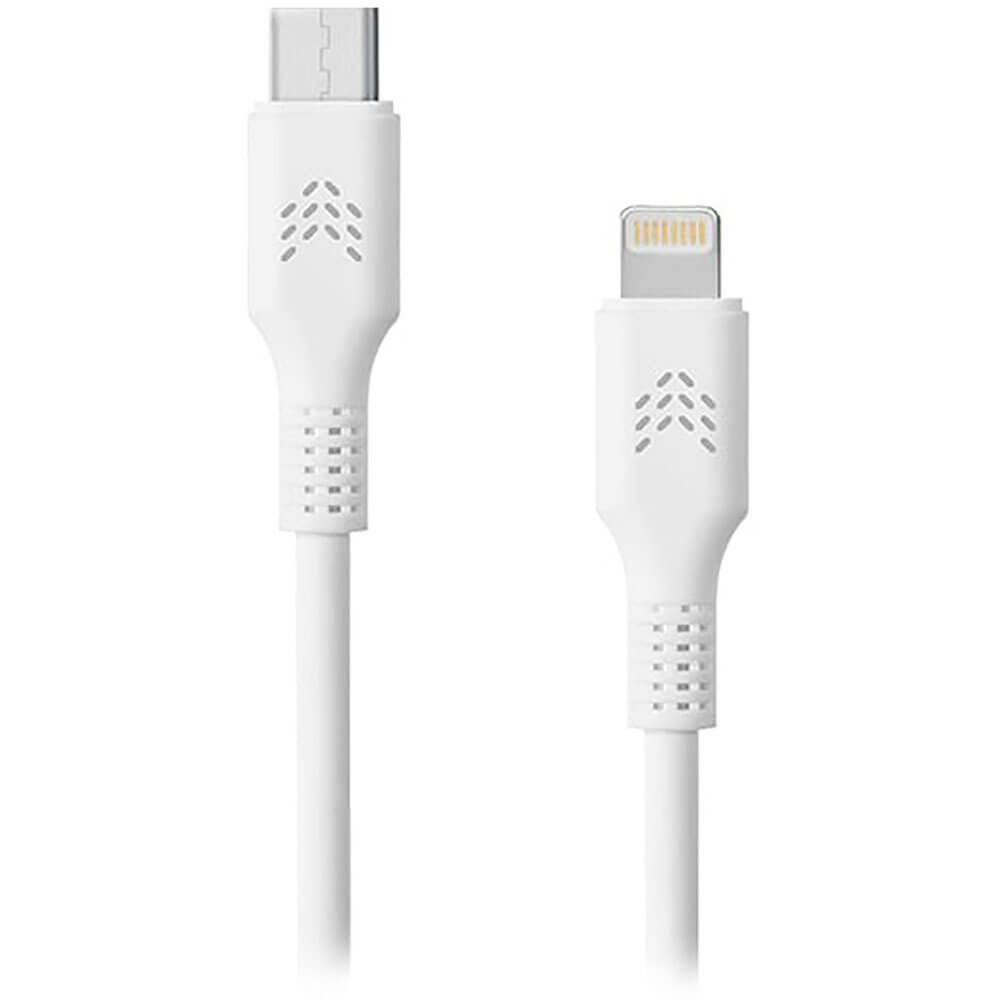 Кабель Rocket Flex TPE USB Type-C-Lightning, 1 м, белый