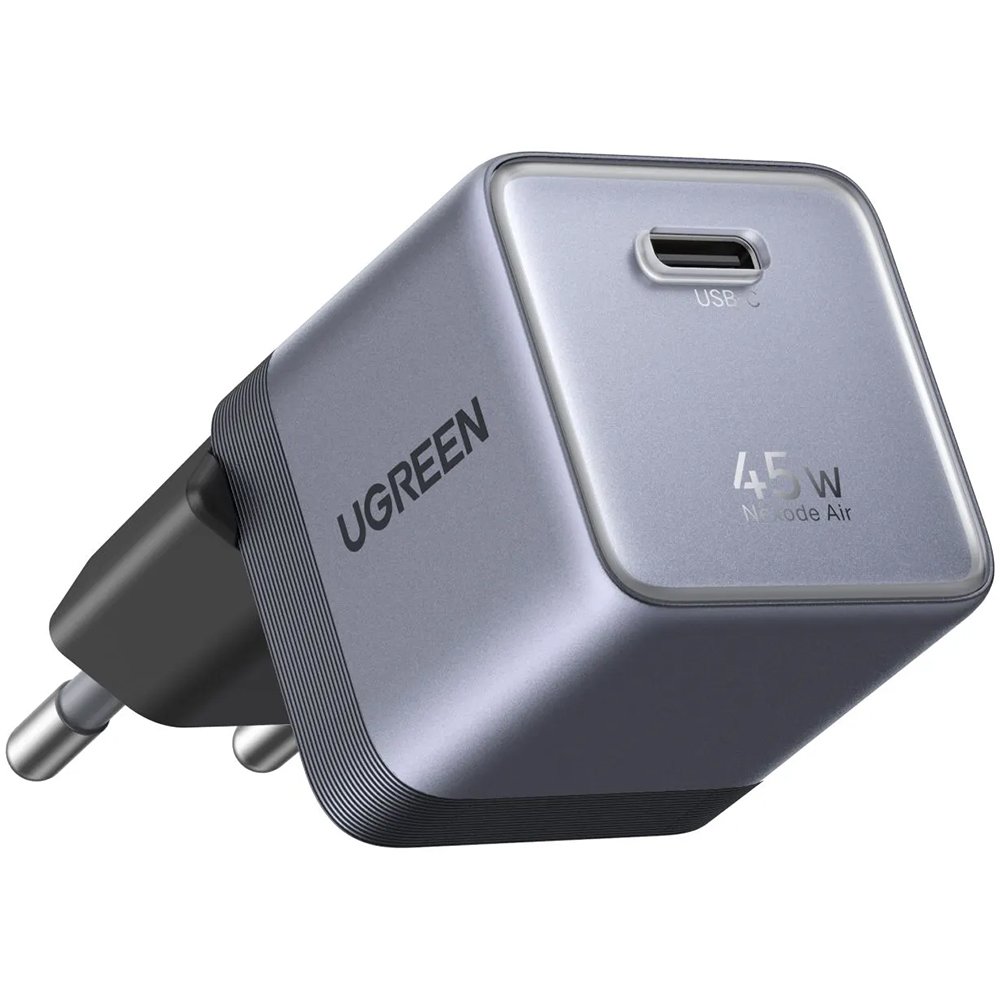 Зарядное устройство Ugreen X840 Nexode Air PPS 45W GaN Fast Charger EU серый (95692B)