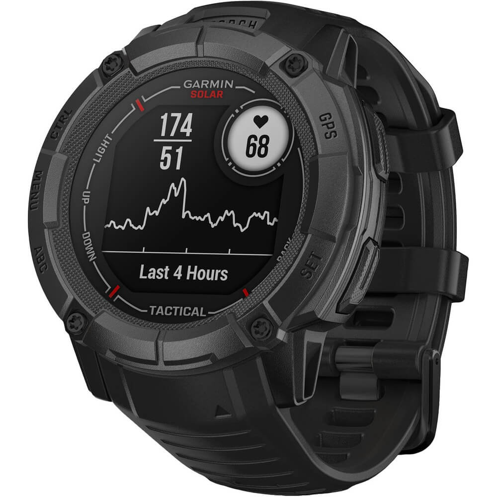 Смарт-часы Garmin Instinct 2X Solar Tactical Edition/Black (010-02805-03), цвет чёрный