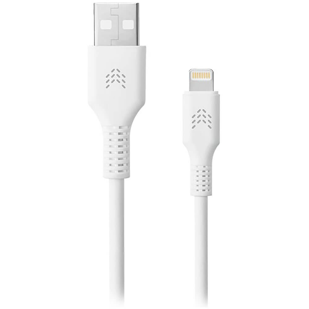 Кабель Rocket Flex TPE USB-Lightning, 1 м, белый