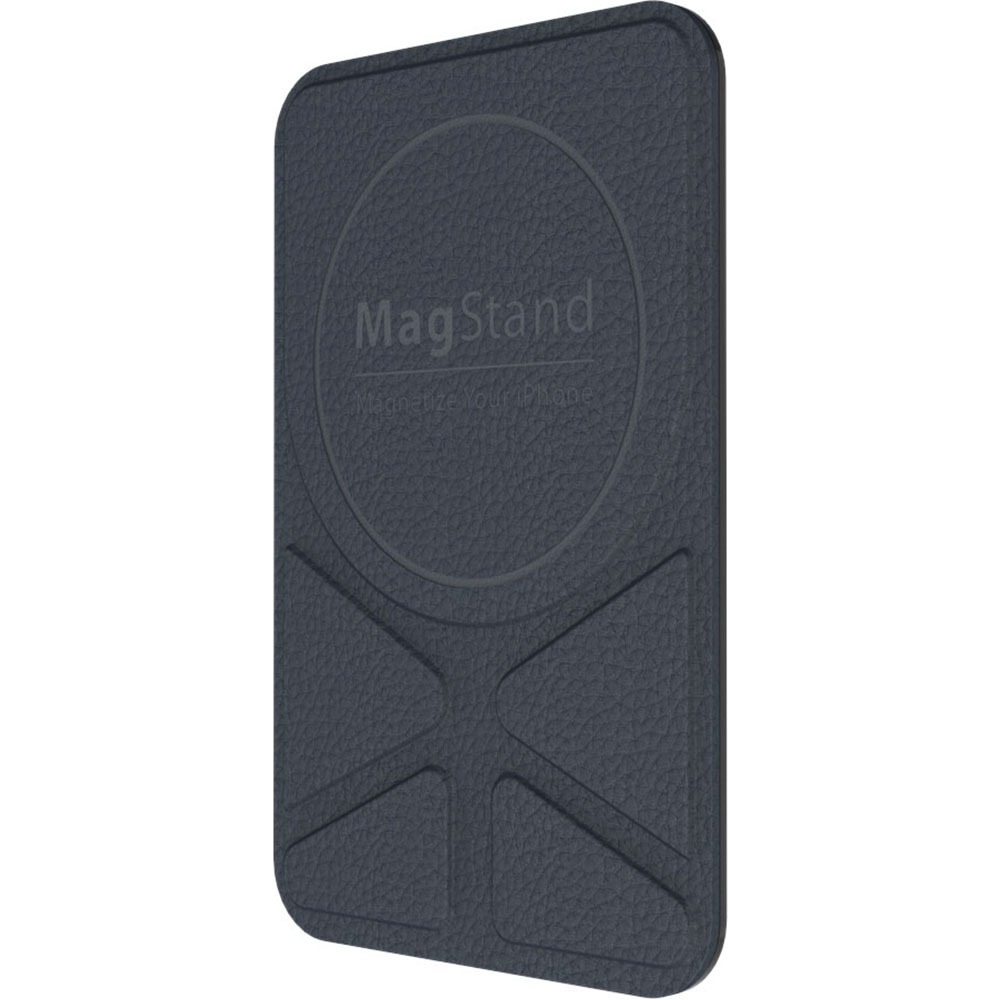 Магнитная накладка-подставка SwitchEasy MagStand Leather Stand для Apple iPhone 11/12, синий MagStand Leather Stand для Apple iPhone 11/12, синий - фото 1