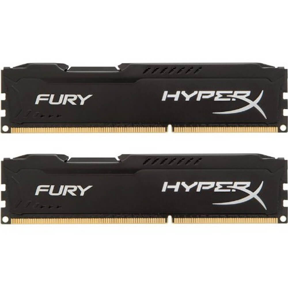 Оперативная память HyperX 8GB DDR3 FURY Black (HX318C10FBK2/8)