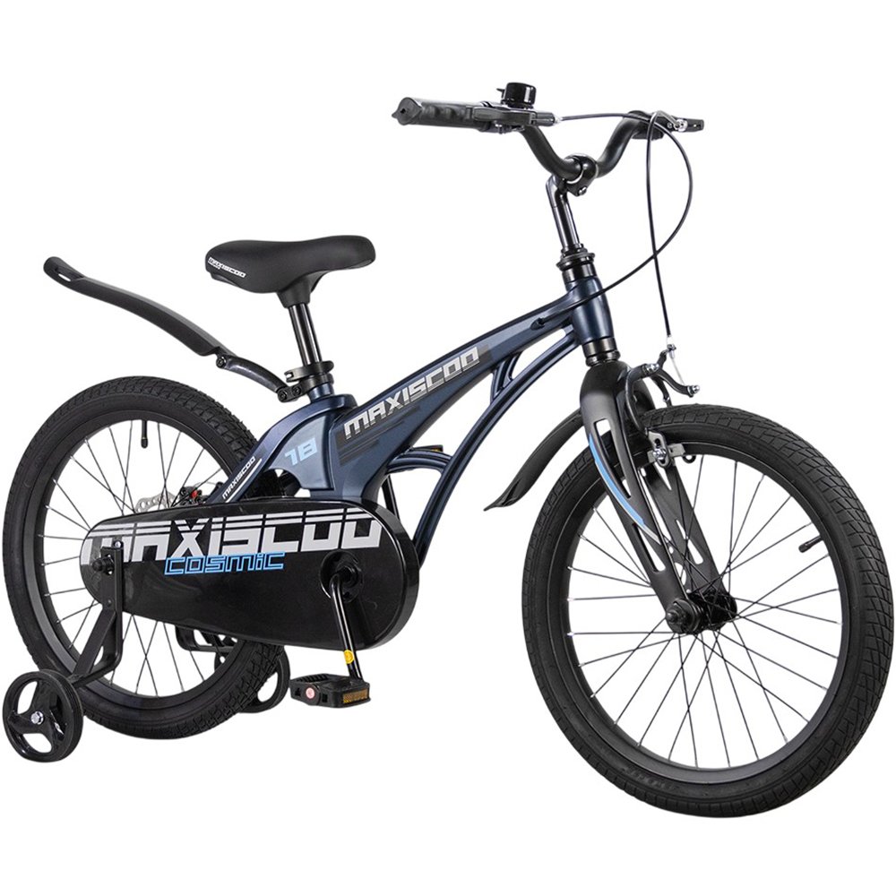 Детский велосипед Maxiscoo COSMIC 18 синий матовый (2026) (MSC-C1852)
