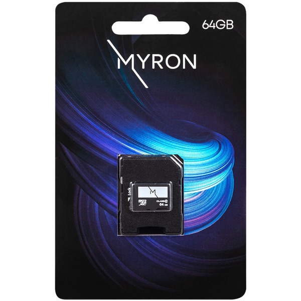 Карта памяти GZ Electronics MYRON MicroSD 64GB Class 10