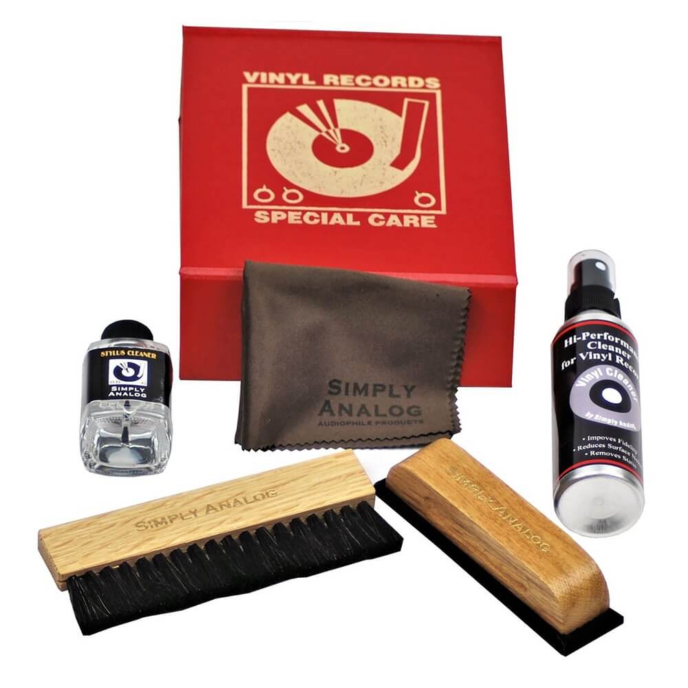 Комплект по уходу Simply Analog Vinyl Record Cleaning Box Set Red (SAVC004)