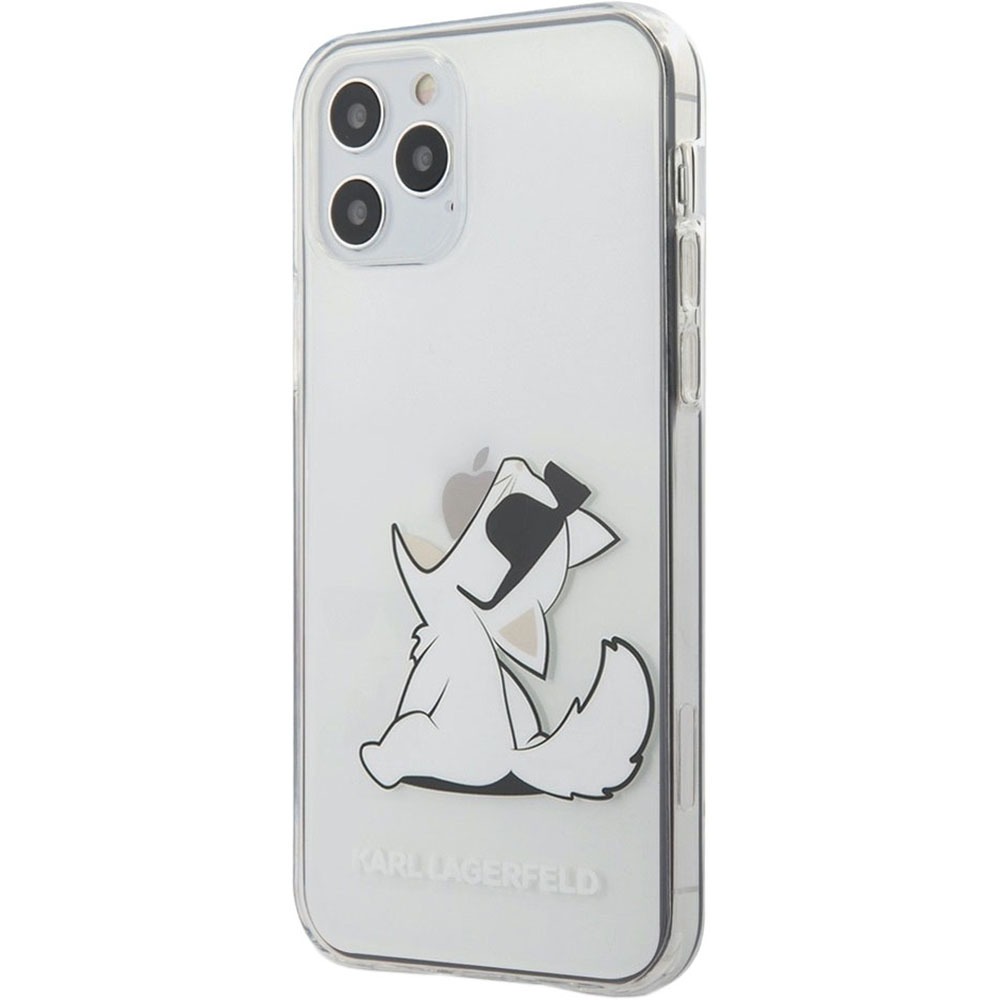Чехол Karl Lagerfeld Choupette Fun для iPhone 12 ProMax, прозрачный