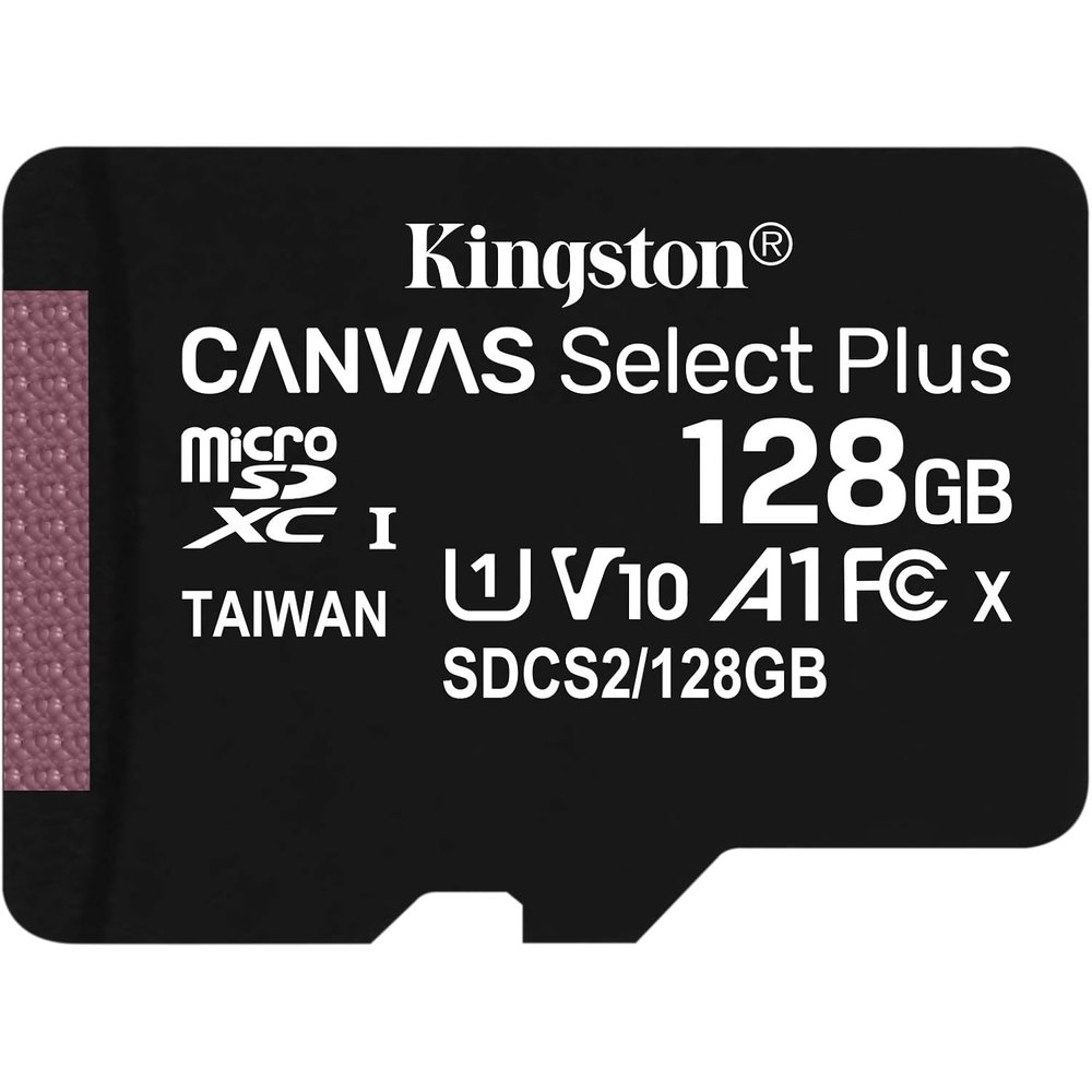 Карта памяти Kingston Canvas Select Plus microSDXC 128GB Class 10 (SDCS2/128GBSP)