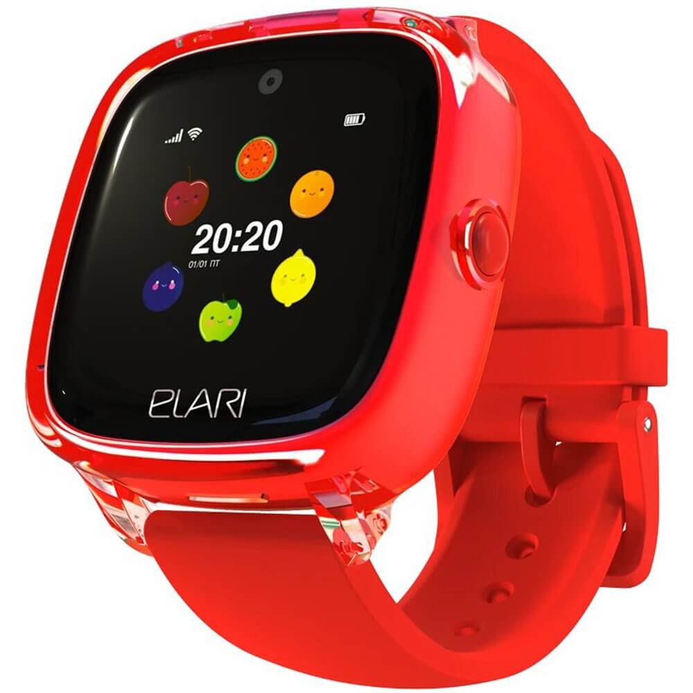 Детские умные часы Elari Kidphone Fresh, Red